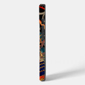 SAMURAI-BEKÄMPFUNGSMONSTER Case-Mate iPhone HÜLLE (Rückseite / Links)