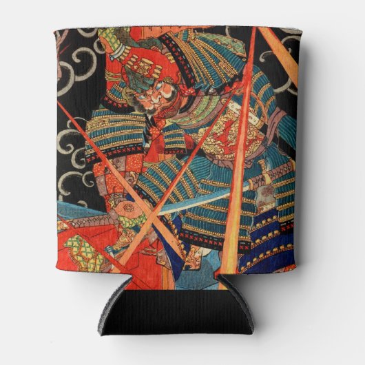 SAMURAI-BEKÄMPFUNGSMONSTER DOSENKÜHLER (Vorderseite)