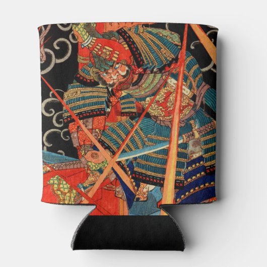 SAMURAI-BEKÄMPFUNGSMONSTER DOSENKÜHLER (Rückseite)