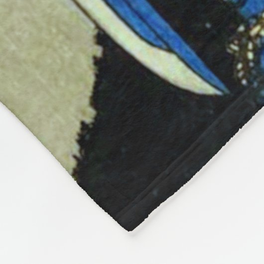 SAMURAI-BEKÄMPFUNGSMONSTER FLEECEDECKE (Ecke)