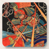 SAMURAI-BEKÄMPFUNGSMONSTER GETRÄNKEUNTERSETZER (Vorderseite)