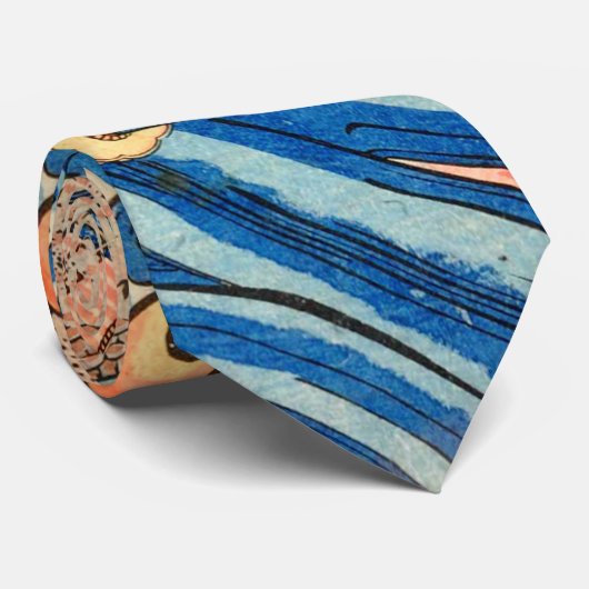 SAMURAI-BEKÄMPFUNGSMONSTER KRAWATTE (Gerollt)