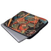 SAMURAI-BEKÄMPFUNGSMONSTER LAPTOPSCHUTZHÜLLE (Vorne Knopf)