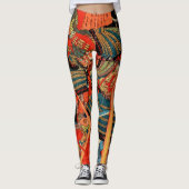 SAMURAI-BEKÄMPFUNGSMONSTER LEGGINGS (Vorderseite)
