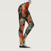 SAMURAI-BEKÄMPFUNGSMONSTER LEGGINGS (Rechts)