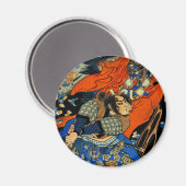 SAMURAI-BEKÄMPFUNGSMONSTER MAGNET (Vorderseite/Rückseite)