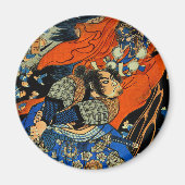 SAMURAI-BEKÄMPFUNGSMONSTER MAGNET (Vorne)