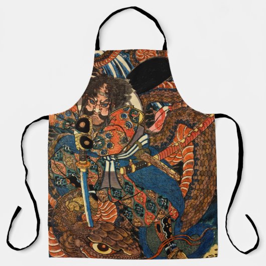 SAMURAI-BEKÄMPFUNGSMONSTER SCHÜRZE (Vorderseite)