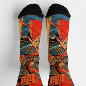 SAMURAI-BEKÄMPFUNGSMONSTER SOCKEN (Oben)