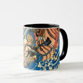 SAMURAI-BEKÄMPFUNGSMONSTER TASSE (VorderseiteRechts)