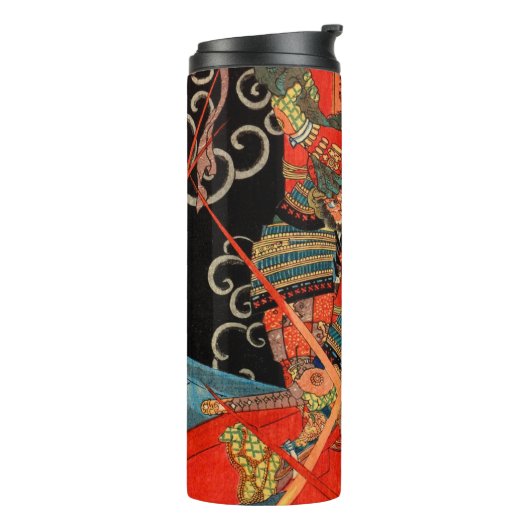 SAMURAI-BEKÄMPFUNGSMONSTER THERMOSBECHER (Nach links gedreht)