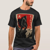 Samurai Bigfoot Graphic Tee Japanese Vintage  (Vorderseite)