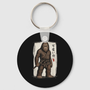 Samurai Bigfoot Japanese Art Anime Funny Men Schlüsselanhänger