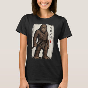 Samurai Bigfoot Japanese Art Anime Funny Men T-Shirt