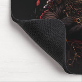 Samurai Black Cat Mousepad (Ecke)