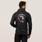 Samurai Blau Hoodie (Schwarz voll)