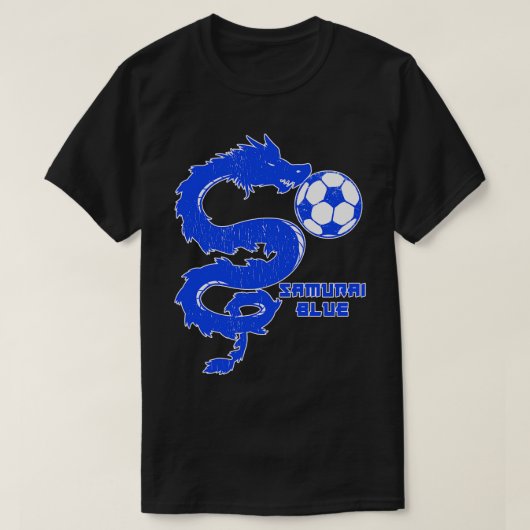 SAMURAI BLAUE Japan Soccer T-Shirt (Design vorne)