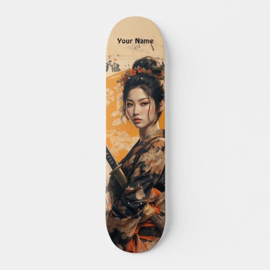 Samurai Bloom: Skateboard (Vorne)