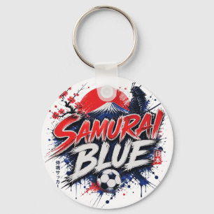 Samurai Blue - Spitzname der japanischen Nationalm Schlüsselanhänger