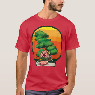 Samurai Bonsai Sushi Japanisch Kawaii Astethic T-Shirt