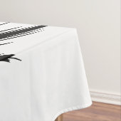 Samurai Bunny Black Ink Warrior Rabbit Tischdecke (Beispiel)