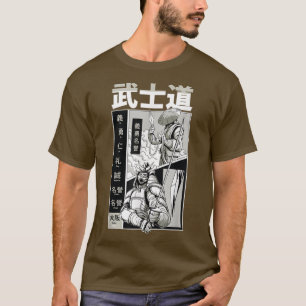 Samurai Bushido Beautiful Fun Japanischer Cartoon  T-Shirt