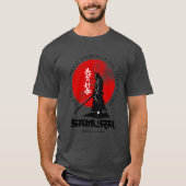 Samurai Bushido Discipline Japanese Red Sun T-Shirt (Vorderseite)