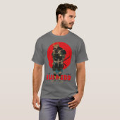 Samurai BUSHIDO japanischer Krieger T-Shirt (Vorne ganz)
