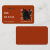 Samurai Business Card Visitenkarte (Vorne/Hinten)