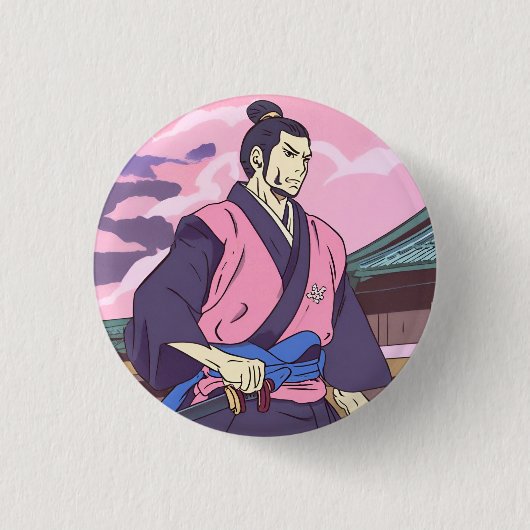 Samurai Button (Vorderseite)