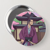 Samurai Button (Vorne & Hinten)