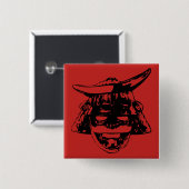Samurai Button (Vorne & Hinten)