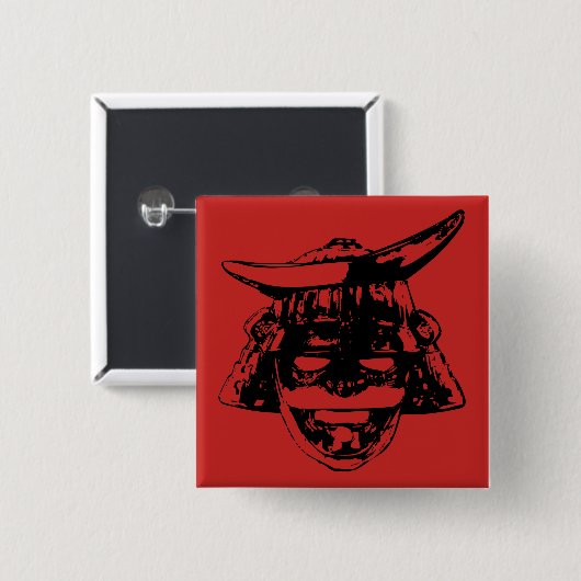 Samurai Button (Vorne & Hinten)