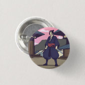 Samurai Button (Vorne & Hinten)