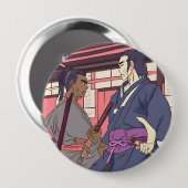 Samurai Button (Vorne & Hinten)