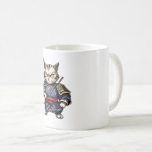 Samurai cat #15 kaffeetasse (VorderseiteRechts)
