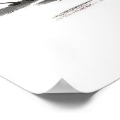 Samurai Cat Art Print with Katana Sword Japanese Poster (Ecke)