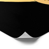 Samurai Cat Cute Japanese Anime Cosplay Halloween Poster (Ecke)