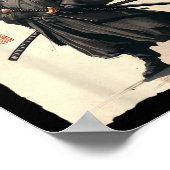 Samurai Cat Japanisch Anime Cat Lover Funny für Mä Poster (Ecke)