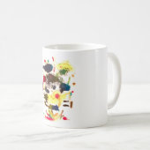 Samurai Cat Lady Think Freely Hankamer Arjunkhaus Kaffeetasse (VorderseiteRechts)