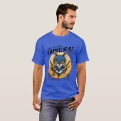 Samurai Cat Ninja Cat Cat Assassin Warrior Cat fri T-Shirt (Vorne ganz)