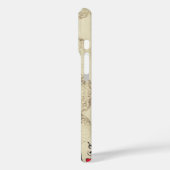 SAMURAI CAT-PORTRAT MIT SERPENT-TATTOOS Case-Mate iPhone HÜLLE (Rückseite / Links)