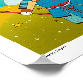 Samurai Cat Poster (Ecke)