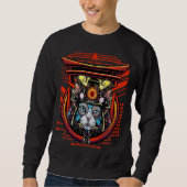 Samurai Cat Sweatshirt (Vorderseite)