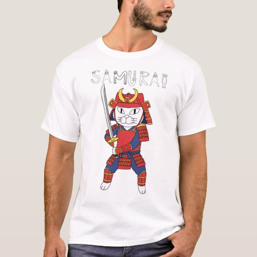 SAMURAI CAT T-Shirt (Vorderseite)