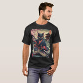 Samurai Cat T-Shirt (Vorne ganz)