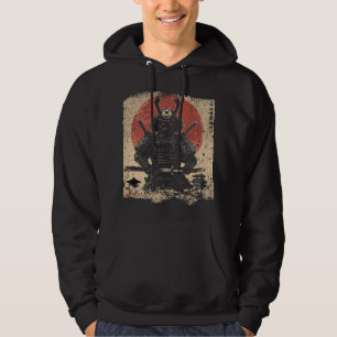 Samurai Cat Warrior Kunstliebhaber Hoodie