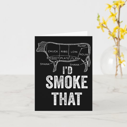 Samurai Cat Warrior Ukiyo Ink Artwork Cat Samurai Karte (Gelbe Blume)