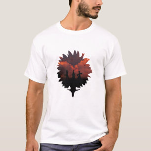 Samurai Champloo Mugen Jin und Fuu Sonnenblume in T-Shirt