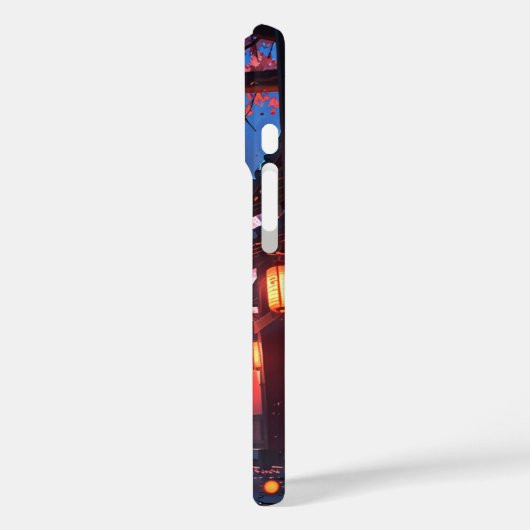 Samurai Cherry Blossoms Case-Mate iPhone Hülle (Rückseite / Links)